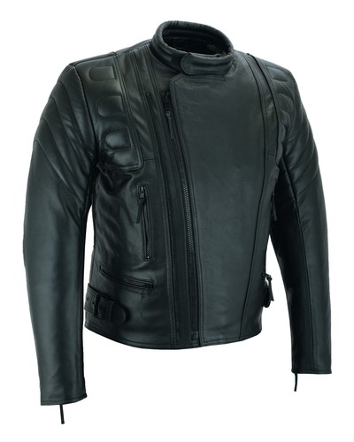 Giacca corazzata pelle moto